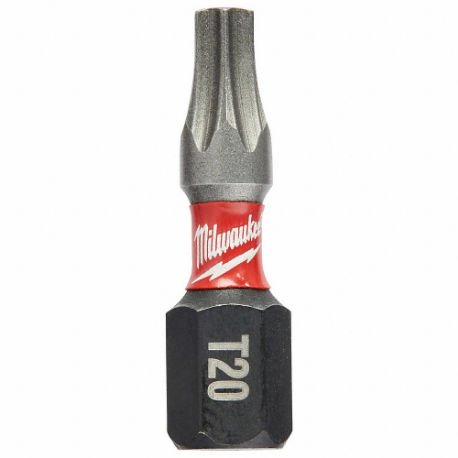 Insert Bit, T20 Fastening Tool Tip Size, 1 Inch Overall Bit Length
