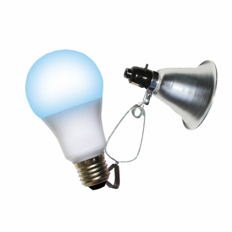 Clamp Lamp Grow Fixture/Blue Spectrum, Bulb Included