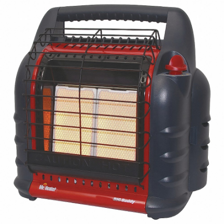 Portable Gas Tabletop Heater, 18000 BtuH Heating Capacity Output, 450 sq ft Heating Area