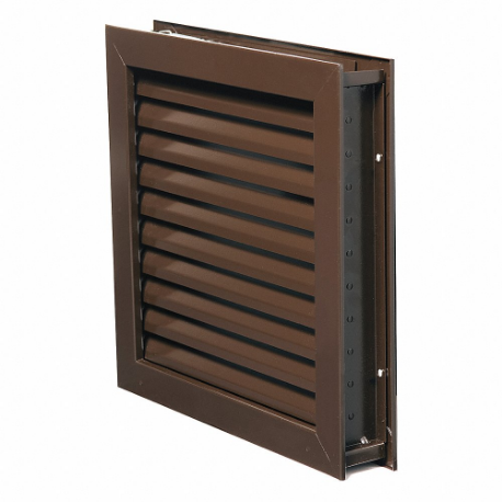 Fusible Louver, Steel, 18 Inch Opening Height, 24 Inch Opening Width, Dark Bronze