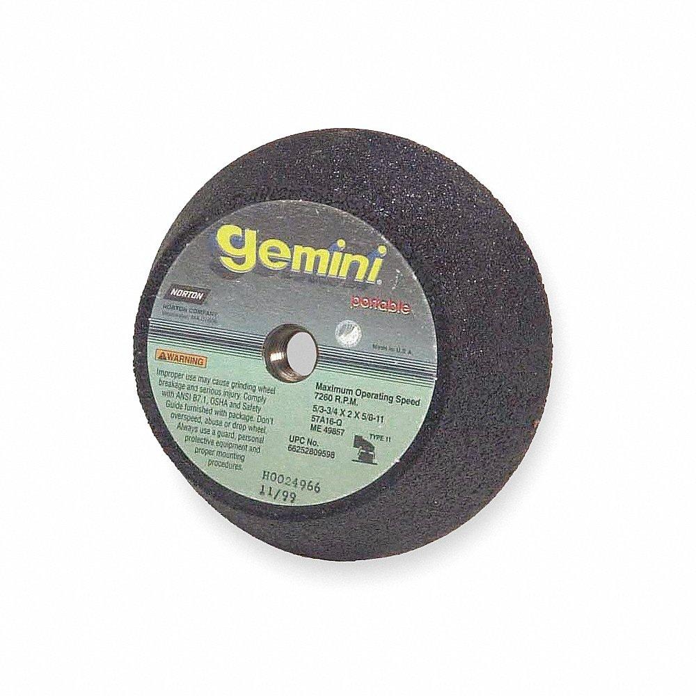 Flaring Cup Grinding Wheel, 6 Inch Wheel Dia., 2 Inch Thick, 5/8-11 Inch Hole Size