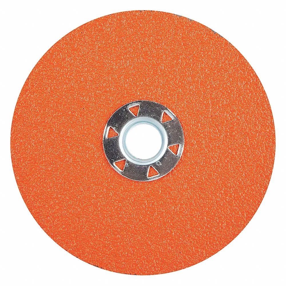 Fiber Disc, 5 Inch Dia., 60 Abrasive Grit, Coarse, Fiber, No Backing