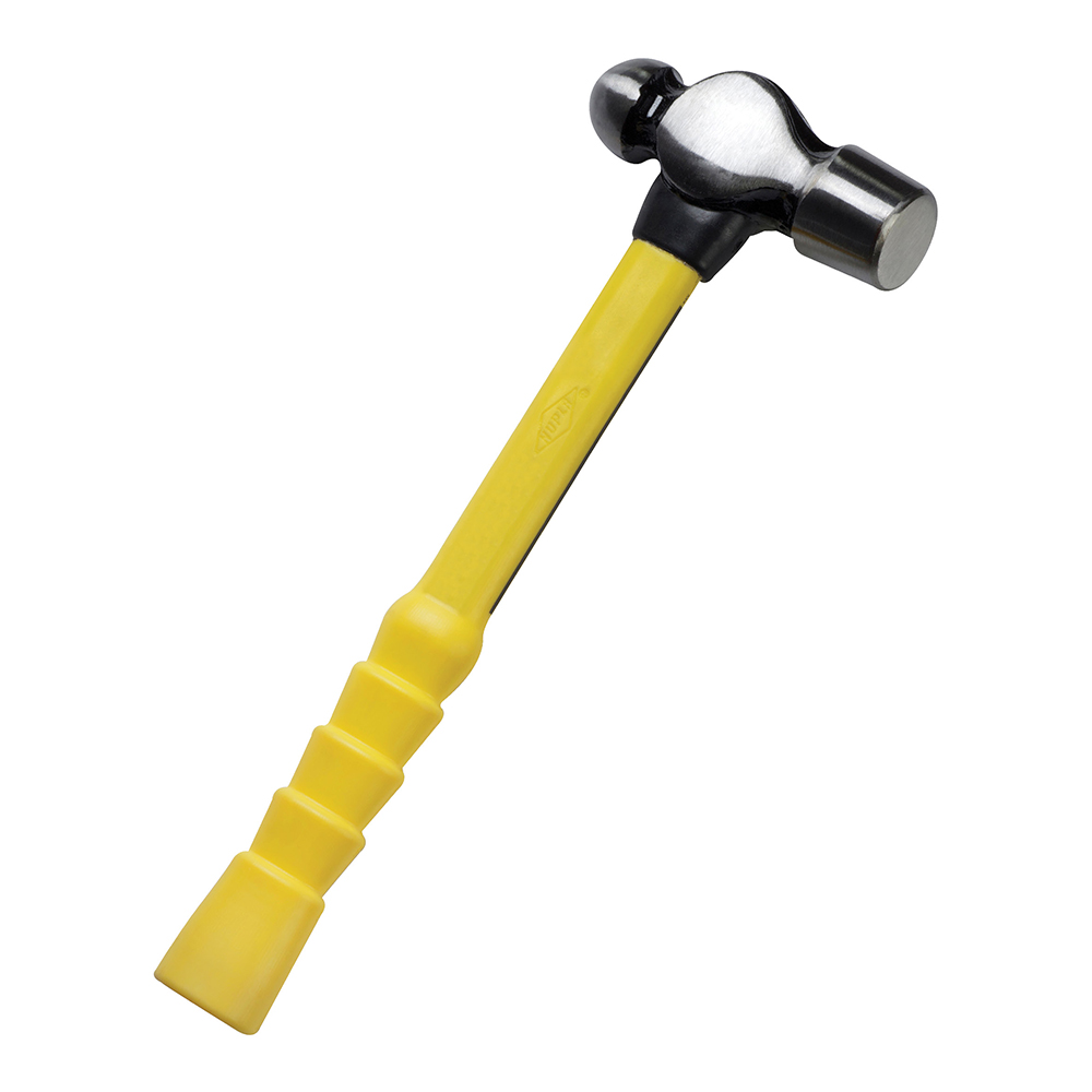 Ball Pein Hammer, 4 oz. Weight, 11 Inch Classic Handle, Fiberglass, H Grip