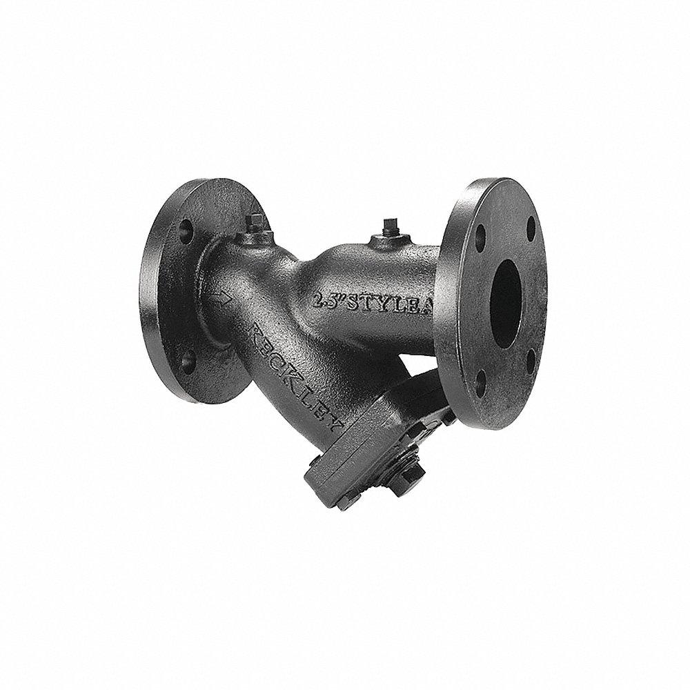 Y Strainer, Cast Iron, 8 Inch Pipe Size, Flanged, 200 psi, 21 5/8 Inch Height