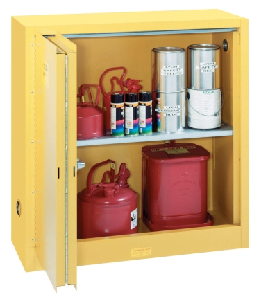 Energy Safe Cabinet, Self Close, 1 Shelf, 30 gal.