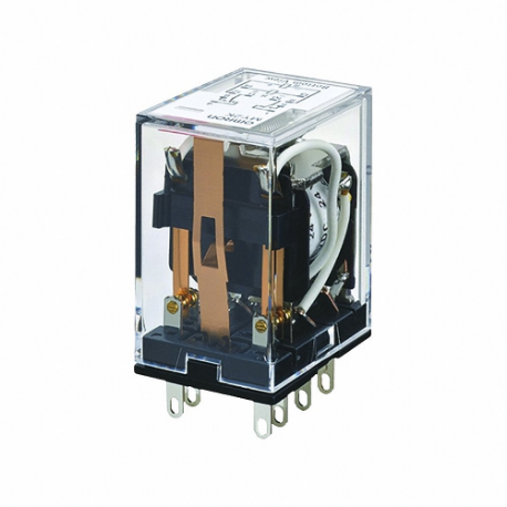 General Purpose Latching Relay, Socket Mounted, 3 A Current Rating, 100 VAC