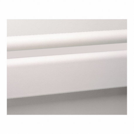 Guard Rail, Impact Resistant, Linen White, 1 1/2 Inch Dia, 144 Inch Overall Length