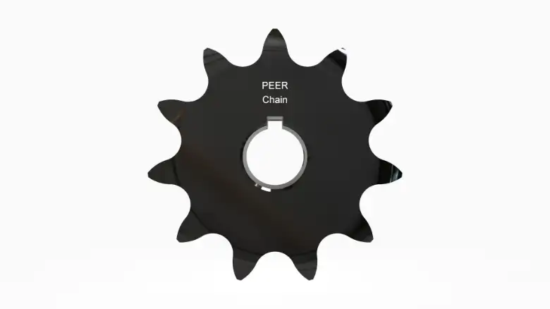 Sprocket, 7/8 Inch Size, Finished Bore, Hardened Teeth, Black Oxide