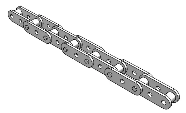 Roller Chain, Heavy Pitch, 10 Feet Length