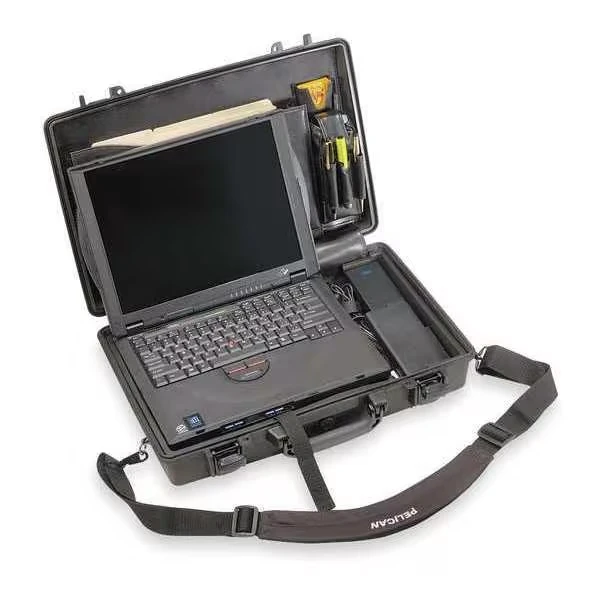 Black Protective Case, 19.87 InchL x 13.93 InchW x 4.68 InchD