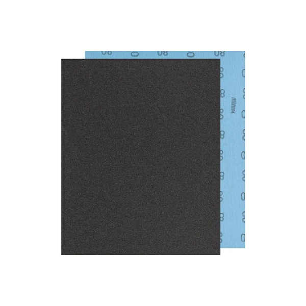 9 Inch x 11 Inch Abrasive Sheet, Cloth Backed, Aluminum Oxide, 80 Grit