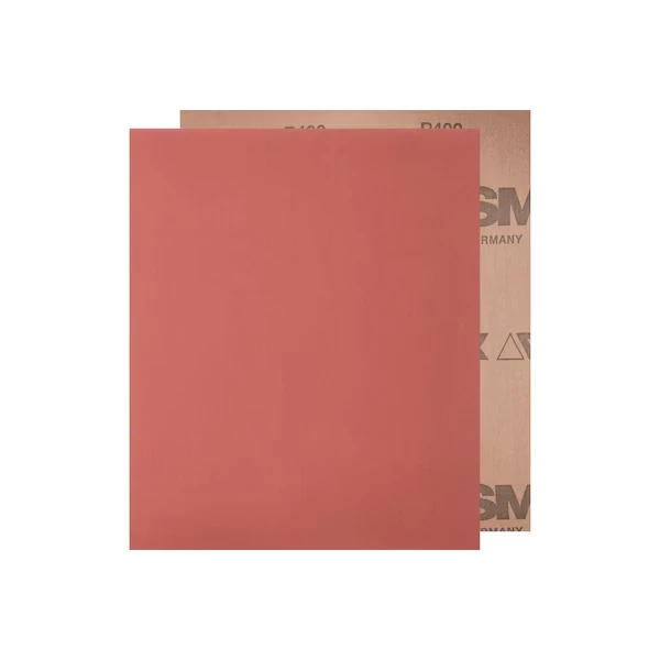 9 Inch x 11 Inch Abrasive Sheet, Cloth Backed, Aluminum Oxide (HP), 400 Grit