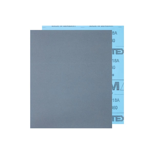 9 Inch x 11 Inch Abrasive Sheet, Paper Backed, Silicon Carbide, 360 Grit