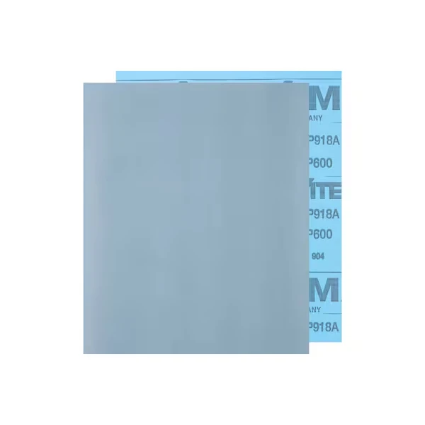 9 Inch x 11 Inch Abrasive Sheet, Paper Backed, Silicon Carbide, 600 Grit