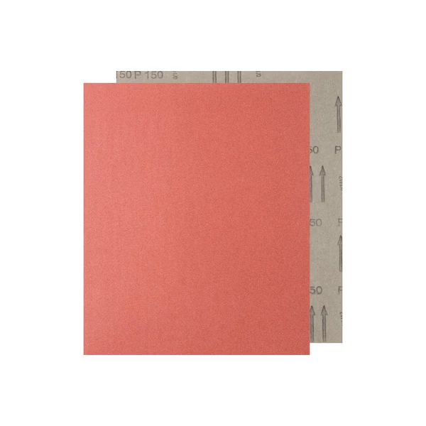 9 Inch x 11 Inch Abrasive Sheet, Paper Backed, Aluminum Oxide, 150 Grit