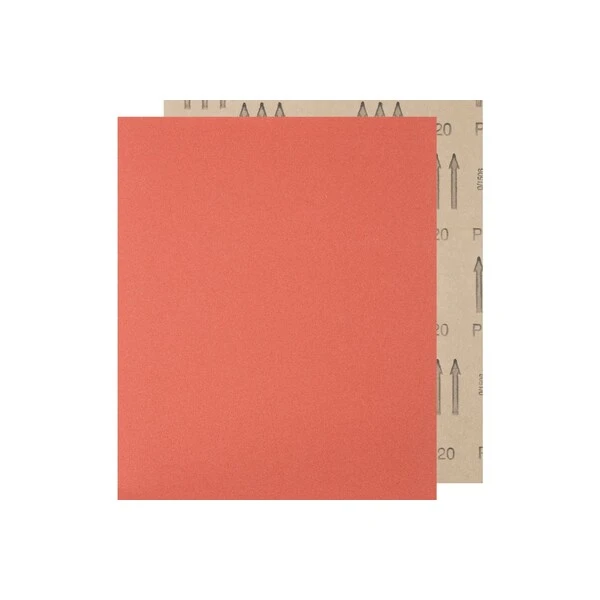 9 Inch x 11 Inch Abrasive Sheet, Paper Backed, Aluminum Oxide, 220 Grit