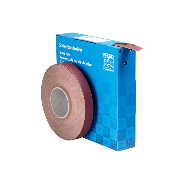 1 Inch Shop Roll, Resin/Resin Heavy Duty, 50 Yard Roll, Aluminum Oxide, 120 Grit