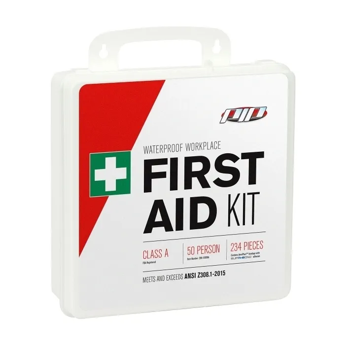 First Aid Kit, ANSI Compliant, White, Each