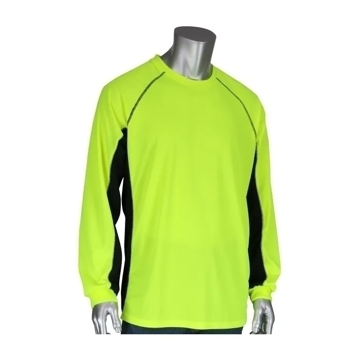 Protective Clothing High Visibility Shirt, 3XL, Hi-Vis Yellow, Each
