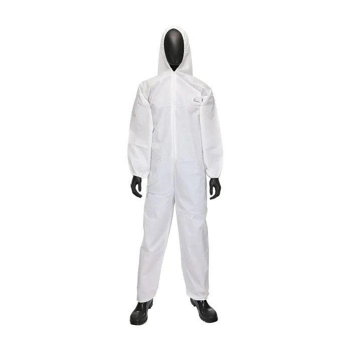 Protective Clothing Disposable Coverall, 4XL, White, Case