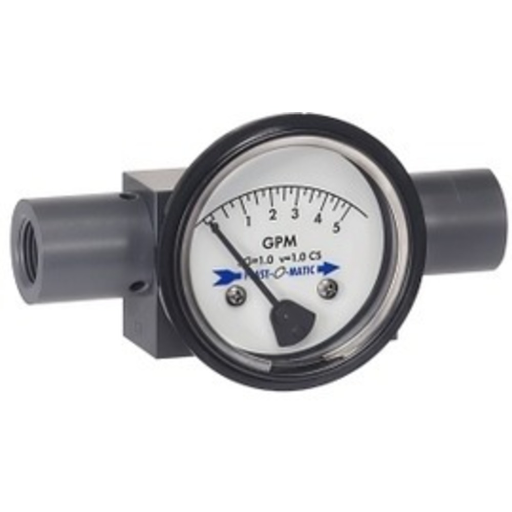 Variable Area Flow Indicator With Switch, CPVC, 0 To 1 gpm Range
