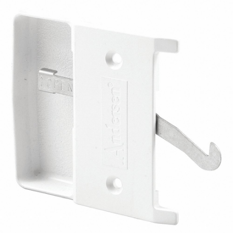 Latch and Pull, Unfinished, Included, Plastic, White