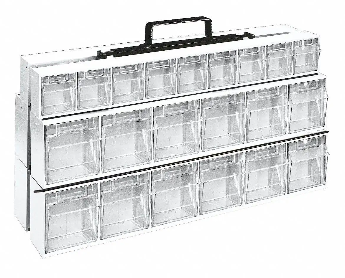 Frame Unit With Bins White