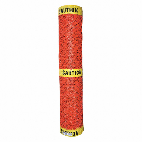 Safety Fence, Safety Fence, 1-3/4 X 2 Inch Mesh Size, 4 ft Height, 50 ft Length