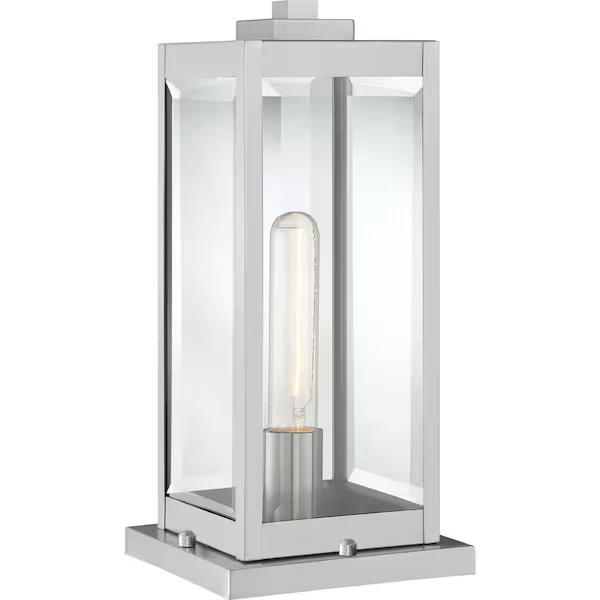 Westover 1-Light Stainless Steel Outdoor Post Lantern