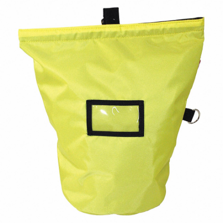 Mask Bag, Yellow, Nylon, 1000 cu Inch Storage Capacity