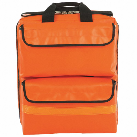 Air Bag Equipment Pack, Orange, Vinyl, 2400 cu Inch Storage Capacity