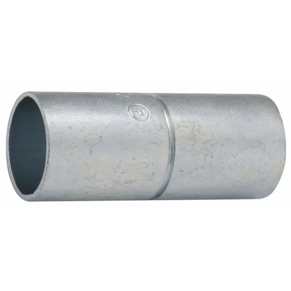 Emt Indenter Coupling, 1/2 Inch Size, Steel