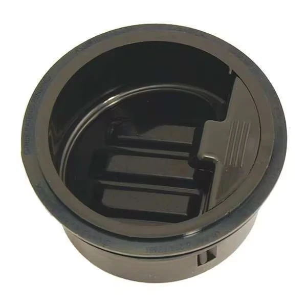 3 Inch Dia, HDPE, Black Finish, Trap Seal, Drain Seal