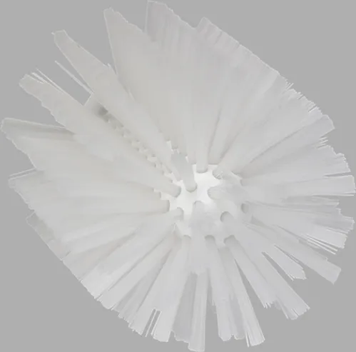 Tube Brush White Stiff Polypropylene 4 x 6-1/2 In