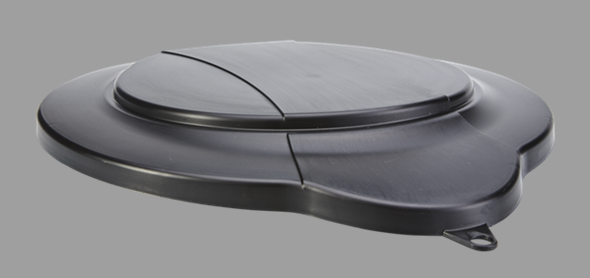 Pail Lid Black Polypropylene