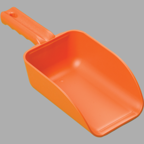 Small Hand Scoop 32 Ounce Orange Poly