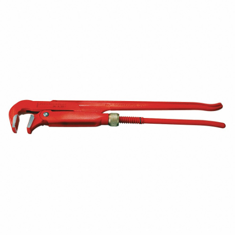 Pipe Wrench, Steel, 2 Inch Jaw Capacity, Serrated, 21 Inch Overall Length, Straight