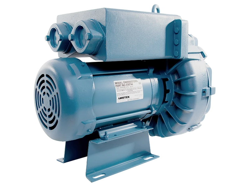 Regenerative Blower, Frame Size 14.21, 115 / 230V, 1 Stage, AC