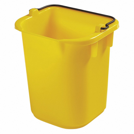 Disinfecting Pail, 5 Qt, Yellow