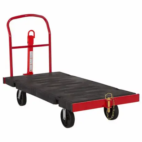 Platform Truck, 2500 Lb Load Capacity, 60 Inch X 30 Inch X 12 3/8 Inch