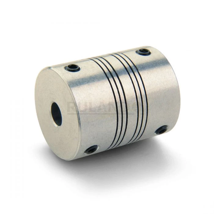 Coupling, 4 Beam, 11mm x 0.3125 Inch Bore, 1.125 Inch O.D., 1.5 Inch Length