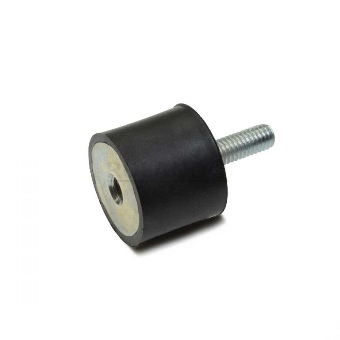 Vibration Isolation Mount, 2.01 Inch O.D., 3/8X16 Threaded Stud, 3/8X16 Tapped Hole