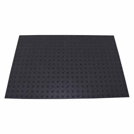 ADA Warning Pad, Asphalt/Concrete, Surface Applied, Flex Cement, Black, 5 ft Length