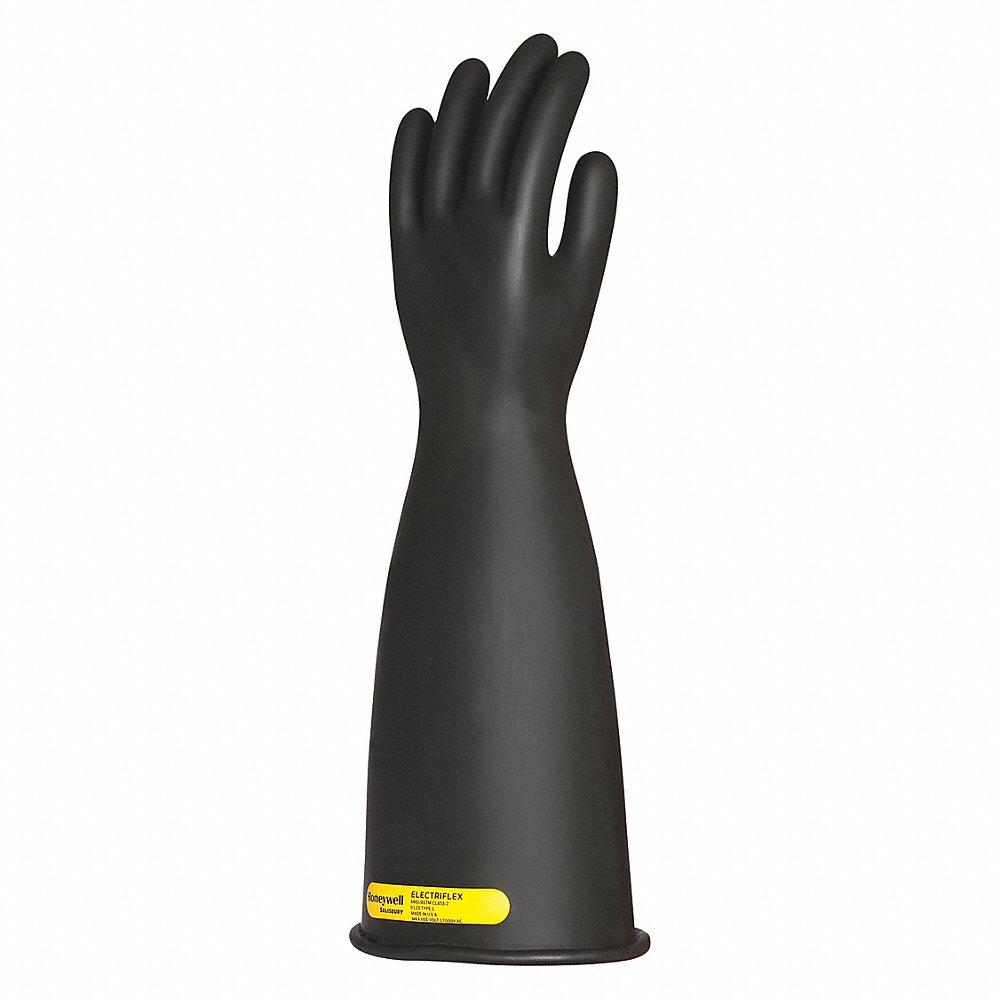 Electrical Glove Kit, 17000V AC/25500V DC, 18 Inch Length, Black, 9 Size