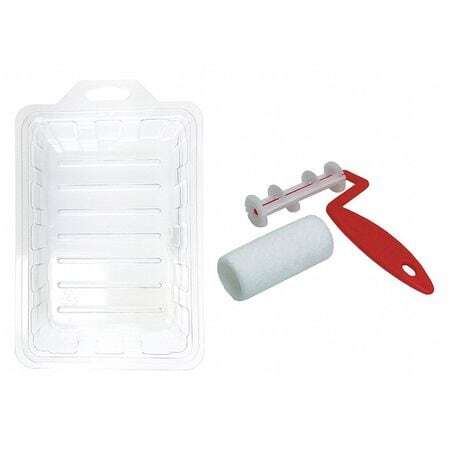 Trim And Touchup Roller Kit, With Tray