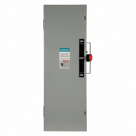 Safety Switch, Fusible, 100 A, Three Phase, 240V AC, Galvanized Steel, Indoor