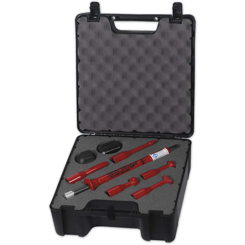 Precision Hammer Set, 9 Pc, Steel Case