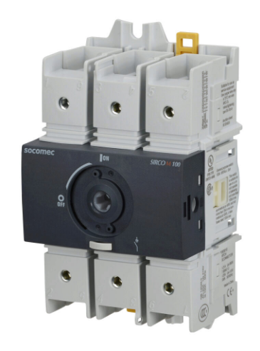 Rotary Disconnect Switch, Load Break Capable, 3-Pole, 600 VAC, 100A