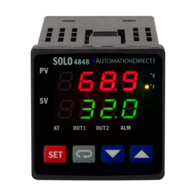 Temperature Controller, 1/16 D Inch Size, 2-Line Led, Current, Voltage