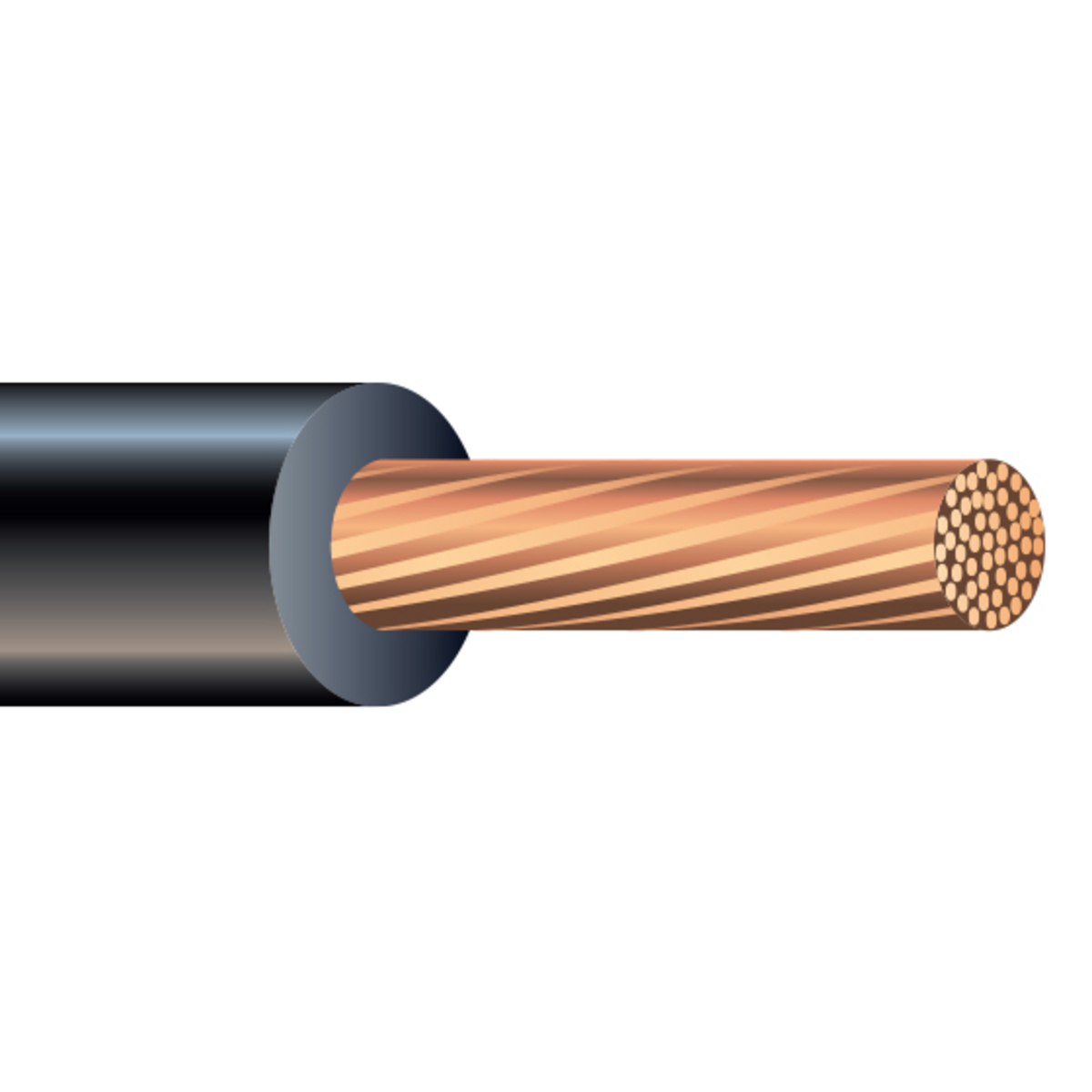 Flexible Copper Wire, Stranded, 12 Awg, XLPE Insulation